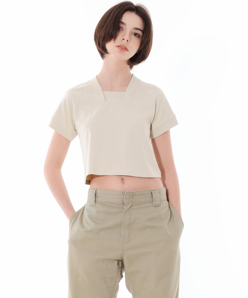 PEACE MAKER Ex Football Crop Tshirts (Beige)