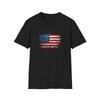 Distressed American Flag T-Shirt, Patriotic, July 4th. Memorial Day, Labor Day.