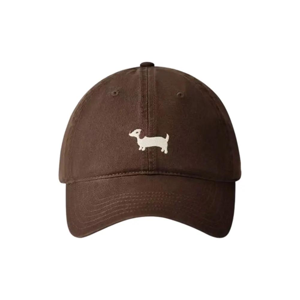 Dachshund Embroidery Casual Baseball Cap Unisex Sunscreen Stylish Outdoor Daily Wear Hat