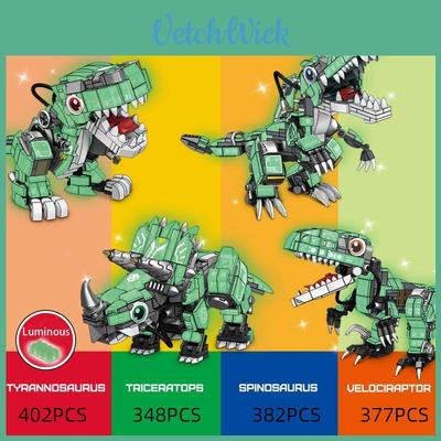 Jurassic Series Nachtlampje Dinosaurus Bouwblokken Speelgoed