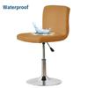 Wasserdichter Barhocker Stuhlbezug Kurze Rückenlehne Büro Drehstuhl Husse Elastischer Sitzbezug für Hotel Bankett Essen