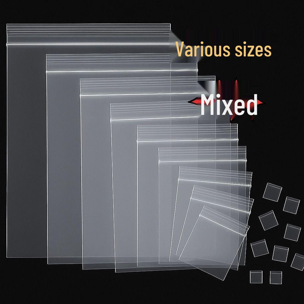 Thickened Reusable Heat-Seal Transparent PE Plastic Bags
