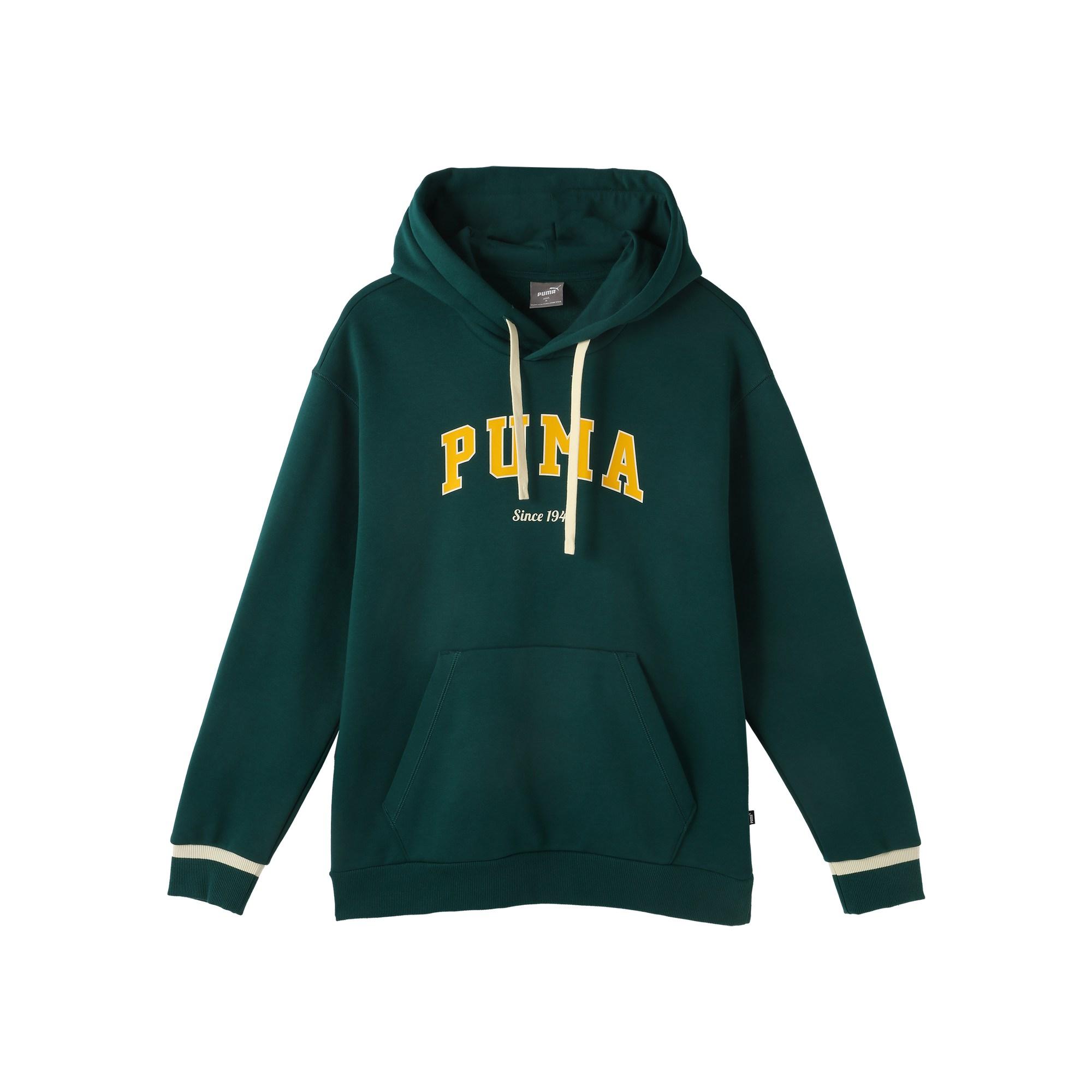 PUMA Unisex Varsity Style Hoodie Green 686857-24 XL