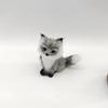 Faux Furs Foxes Ornament Lightweight Safe For Kids Room Office Party Decoration Animal Figurine Pendant