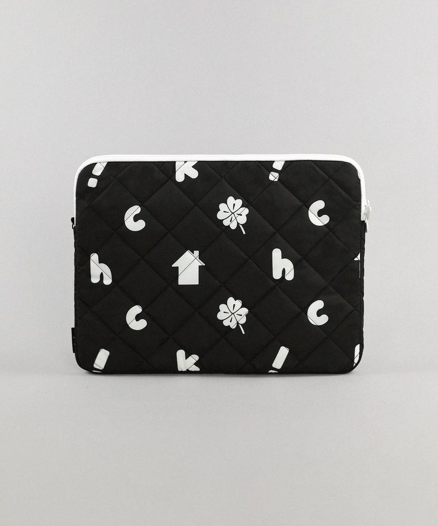 Kimhachan Padded Lucky Home Laptop Pouch - Black