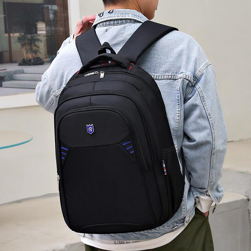 Neuer Unisex-Rucksack, einfarbig, wasserdicht und atmungsaktiv, Business-Mode, lässig, All-Match, Tagessparrucksack