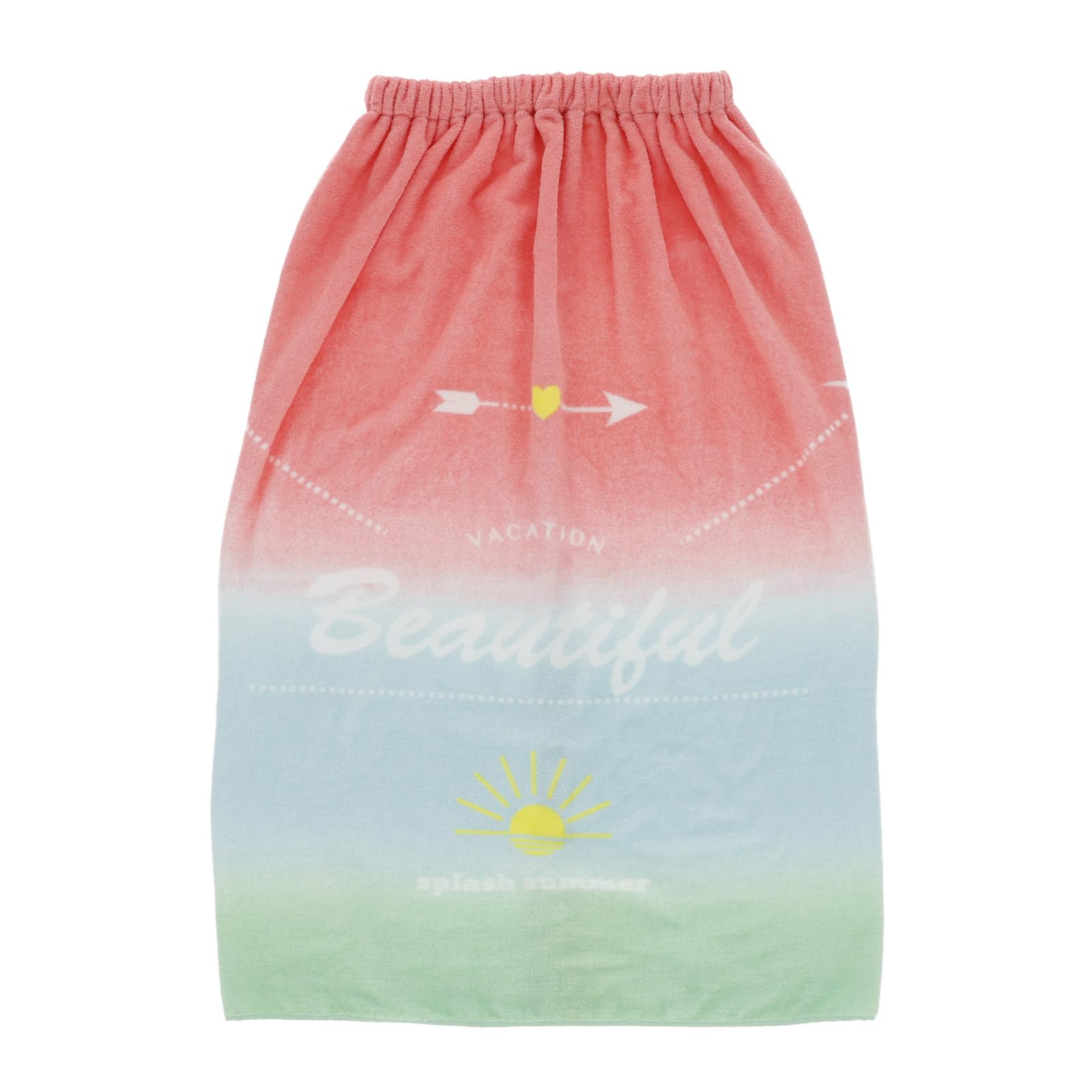 

Marushin SUN HEART 80cm Wrap Towel for Girls and Pool UV 0625014500 Kids, Boys, Towel, Swimming, Ocean, Protection,