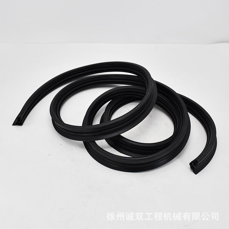 Front Door Glass Rubber Seal kit 7281063 7222790 for Bobcat S510 S530 S550 S570 S590 S595 S630 S650 S740 S750 S770 S850 A770 NEW New