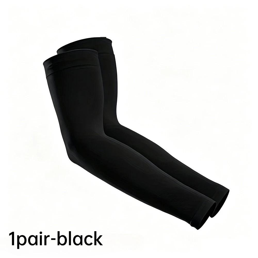 Unisex Compression Moisture Wicking UV Protection Breathable Cooling Arm Sleeves 1 Pair Used For Outdoor