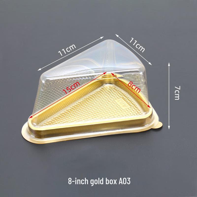 Changbaosen Clear Triangular Cake Slice Boxes