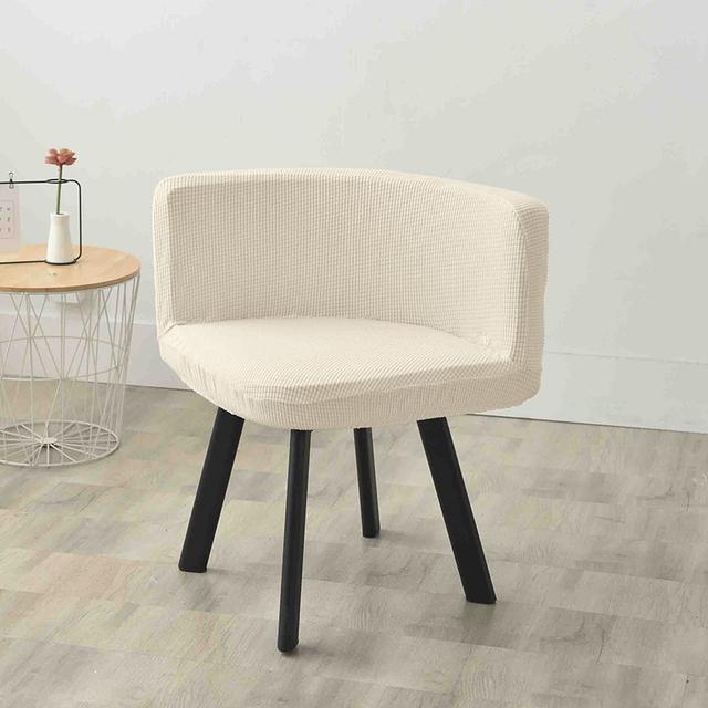 1 Stück Stuhlbezug aus Polarfleece-Stoff, waschbare Stuhlhussen, dreieckiger Sitzbezug, Stretch-Bar-Sitzbezug für Zuhause