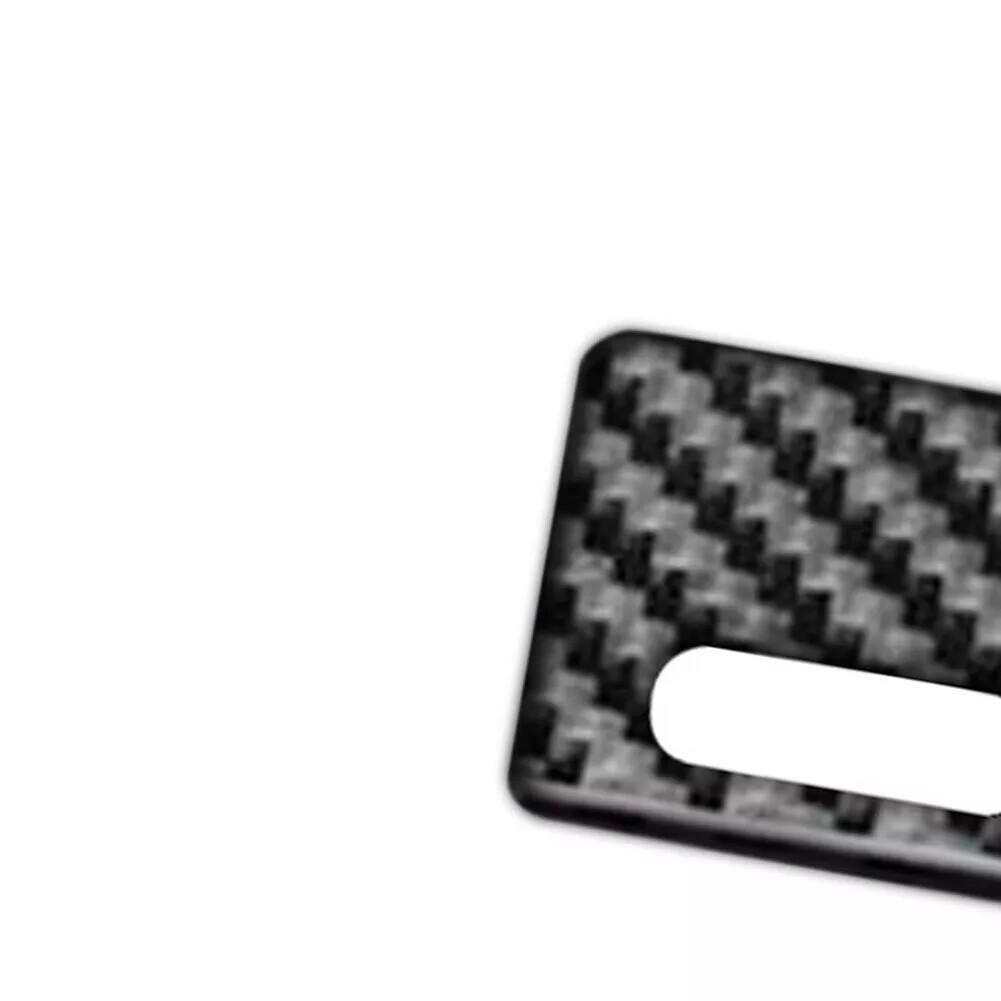 Black Carbon Fiber Gear Shift Button Cover Trim For Lexus RC300 350 200T 2015-20