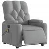 VidaXL Electric Reclining Massage Armchair, Relaxation Chair with Adjustable Backrest and Footrest, Seat of 3204698