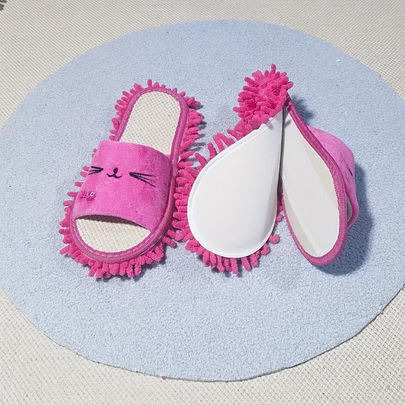 

1 Pair of Detachable Women s Slippers for Floor Cleaning One Size Fits All Cleaning Supplies Cleaning Tools Bathroom Accessories 26.5cm