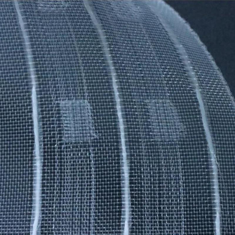 10/20 Meter Gardinenstangen-Taschenband Transparentes Gardinenzubehör Fixe Falten Nylonstoff Gardinenhaken Verschlüsselungsband