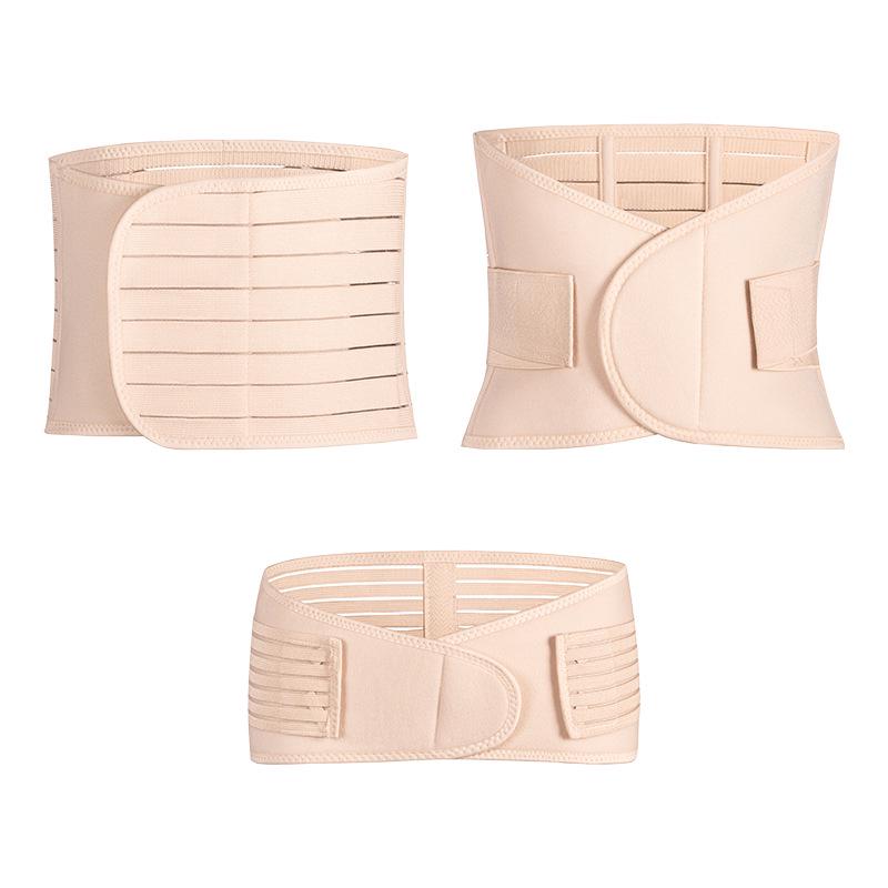 Postpartum Abdominal Binder Set: Pelvic Girdle Support for Natural Birth & C-Section Recovery - Tummy Tuck & Body Shaping Waistband