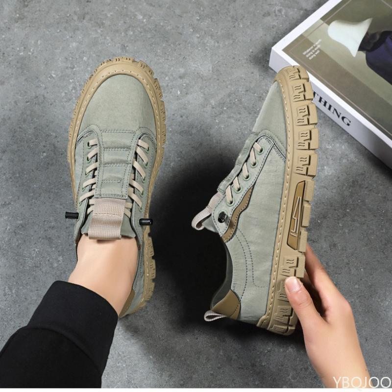 Men's new breathable sports casual shoes for spring autumn trendy versatile comfortable non tiring light men's board shoes