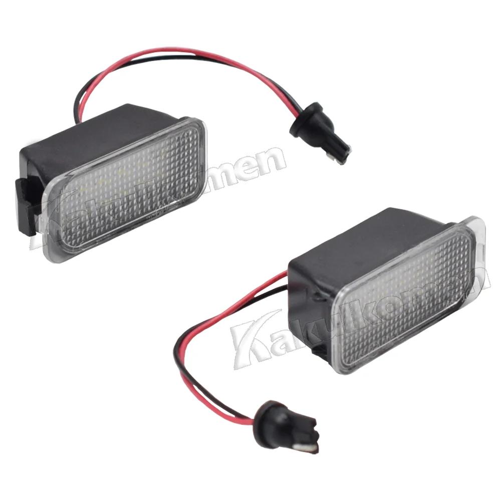 

2X Canbus LED License Number Plate Light For Ford Fiesta Focus S-MAX C-MAX Grand Mondeo Kuga Galaxy Jaguar XJ Car Accessories White Light