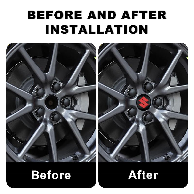 56mm Emblemat Naklejka na Piastę Koła Samochodowego Naklejka na Koło dla Suzuki Swift Jimny Grand Vitara Samurai Spacia Liana GSR GSR750 GSR600 SV 650