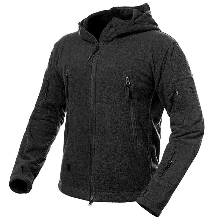 Winter Warme Fleece Militär Jacke Männer Multi Taschen Armee Taktische Wandern Outdoor Hoodie Oberbekleidung Mantel