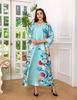 AB346 Arabic Dubai Fashion Rhinestone Jalabiya