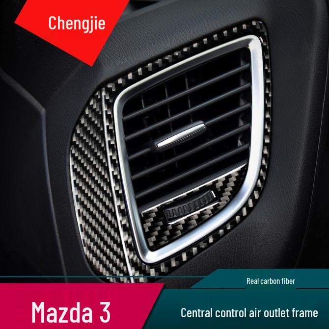 Mazda 3 Axela Carbon Fiber A/C Vent Trim Panel