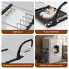 Radiator Clothes Airer Foldable Radiator Drying Rack 42-72CM Extendable Stainless Steel Radiator Clothes Drying Rack for Laundry