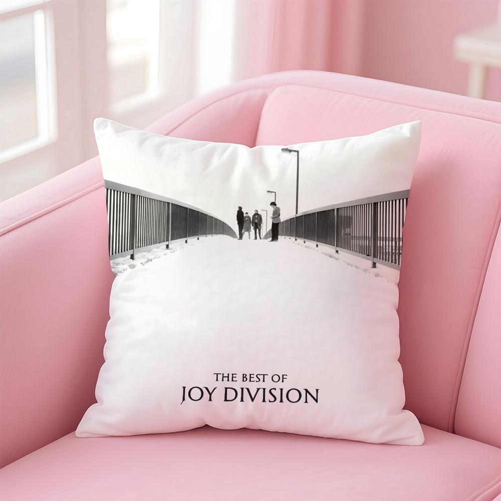 Punk Band J-Joy Division Cushion Cover Comfortable Reversible Pillow Cover Ideal for Car Sofa Bedroom & Beyond