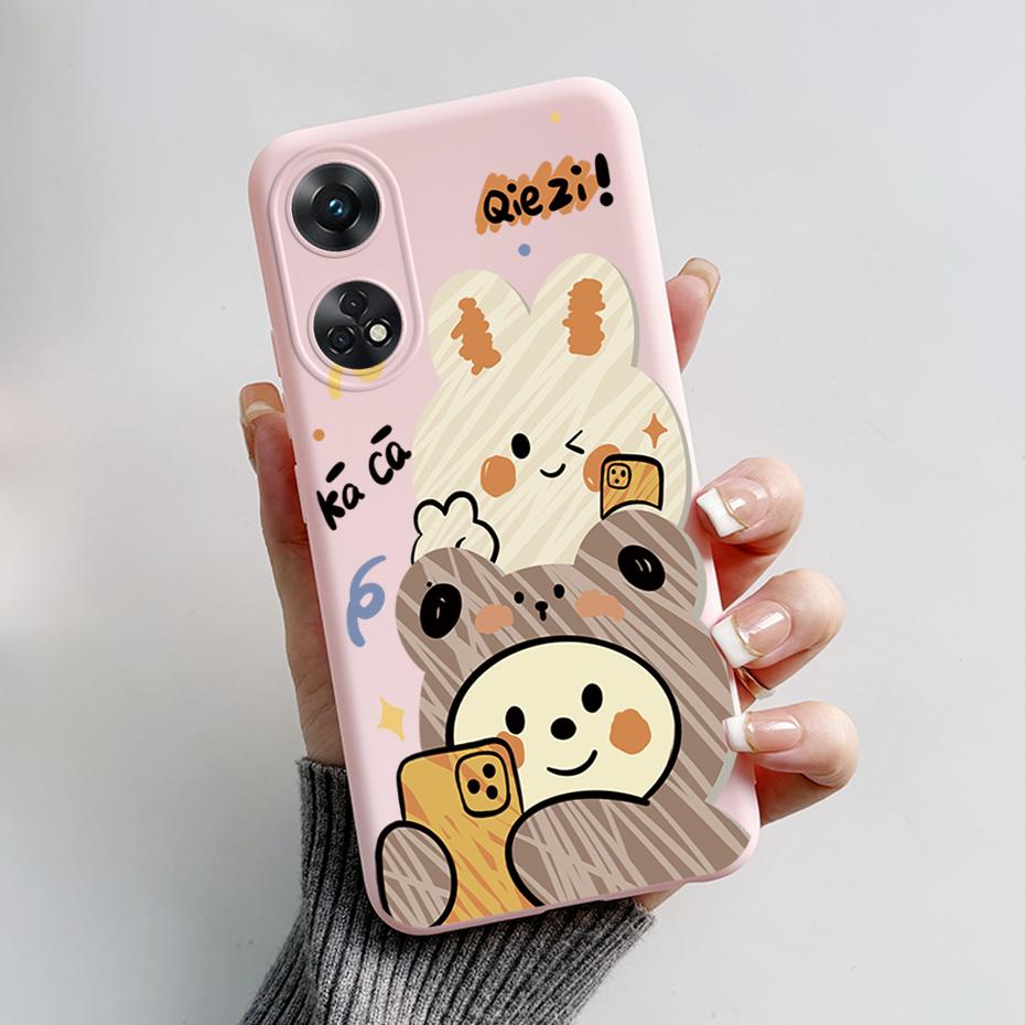

For OPPO Reno 8T 4G Case Panda Cover Slim Silicone Shockproof Bumper For OPPO Reno8 T CPH2481 Fundas For Reno8T 5G CPH2505 Coque Reno 8T 4G (CPH2481)