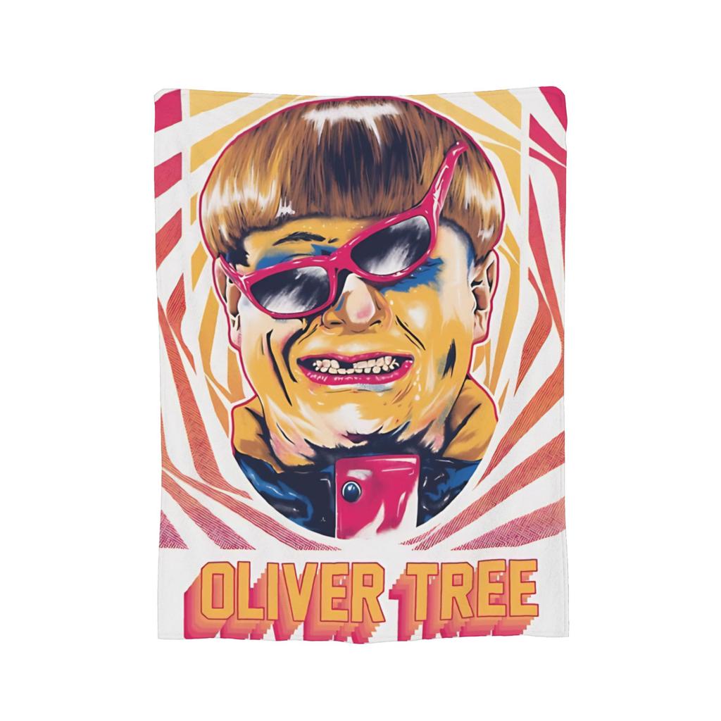 In Loving Memory OT Oliver Tree Blankets Flannel Funny Warm Throw Blanket for Chair Covering Sofa Winter