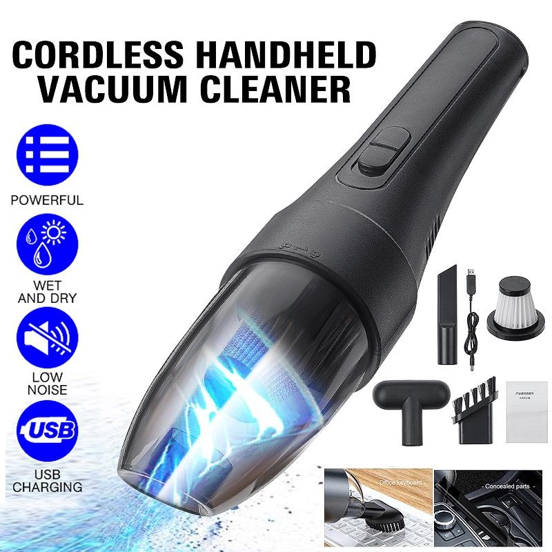 Car Wireless Vacuum Cleaner 24000Pa Powerful Suction Cordless Portable Handheld Vacuum Cleaner For Home Car 120W 12V