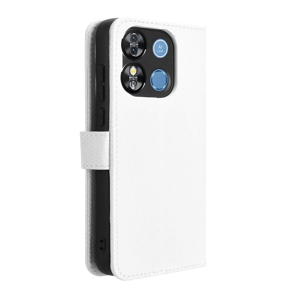 For Oukitel C57 Pro/C57s Case PU Leather Diamond Texture Wallet Phone Cover