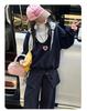 Girls' Korean Style Sweatshirt & Casual Pants Autumn/Winter 2025 Set