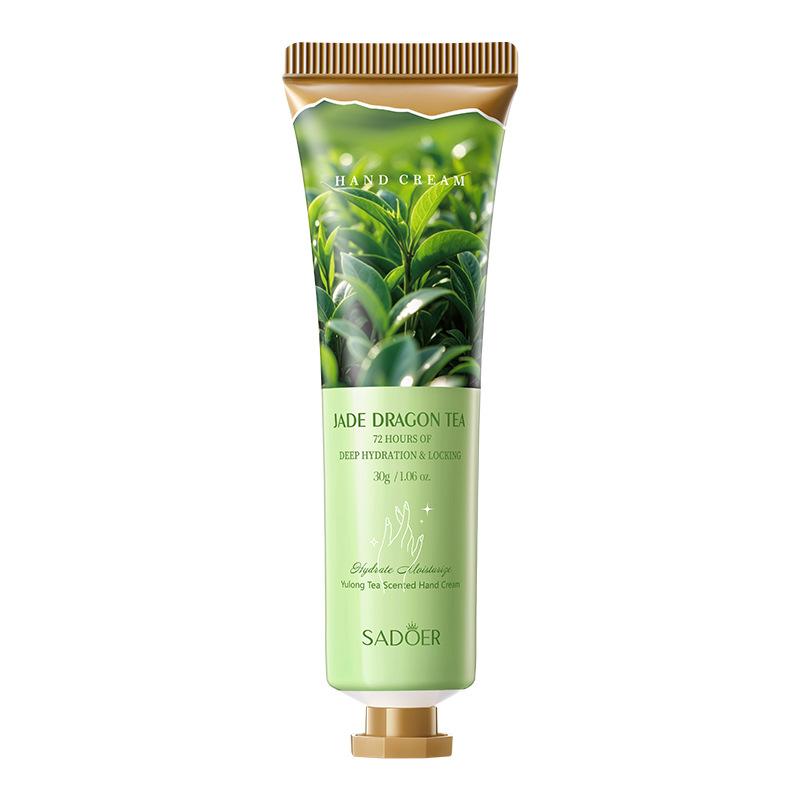Jade Dragon Tea Scented Hand Cream Autumn Winter Moisturizing Hydration Nourishing Care for Dry Skin