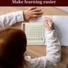 Sliding Action Wood Multiplication Table Math Teaching Aid Multiplication Learning Tool Sliding Board for Children
