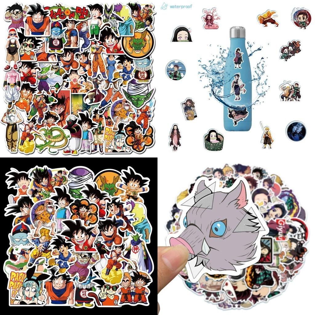 50-piece Unique Japanese Anime "demon Slayer" Graffiti Stickers For Personalizing Luggage Skateboards And Notebooks Durable Stickers