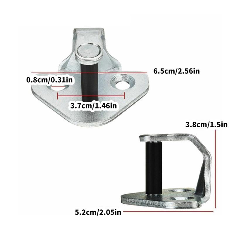 Efficient Car Rear Door Lock Strikers Catch Latches Assembly For 1340174080 8503ES 1320249080 1994-2006 Enhances Safety