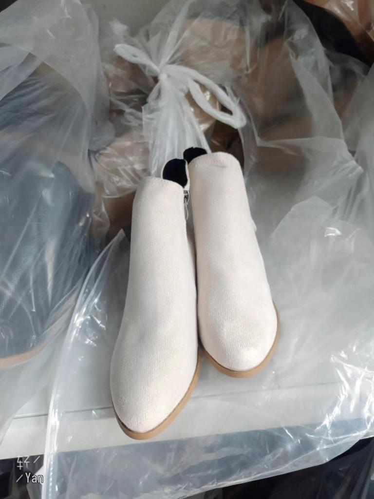 Plus Size Suede Women's Ankle Boots - Autumn/Winter 2021, European & American Style