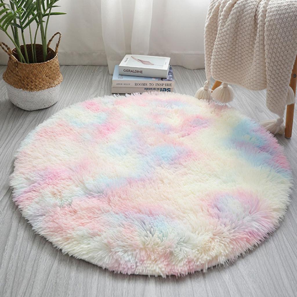 Cheap Fluffy Rugs AntiSkid Bedroom Carpet Fiber Surface Floor Joom