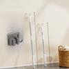 Retractable Clothes Drng Rod Single Prong Clothes Hanger Storage Organizer for Home Dormi Stainl Steel PP Material