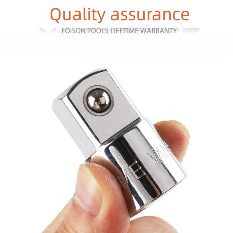 Sockets Set 1/4 Adapter 3/8 Drive Tools For Mechanic 6pcs Ratchet Wrench Stainless Steel Converter Sleeve Head