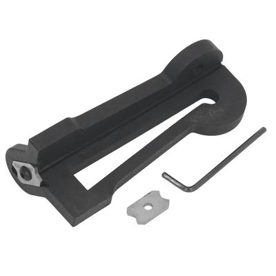 Wood Arc Trimmer R2 Blade Manual Quick Edge Chamfer Burr Scraper Tool Wood Edge Corner Planer