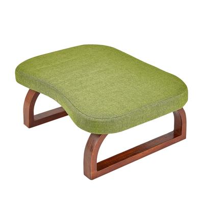 VCECLO Seat Chair 2kg Low Compact Cushion Japanese Room Seiza Assistance Memorial Service Numbness Seiza Easy Green 453317cm Cross-legged