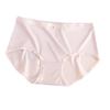 Women's Seamless Underwear Women's Summer Thin Comfortable Crotch Antibacterial Mid Waist Breathable Women's Triangle Panties