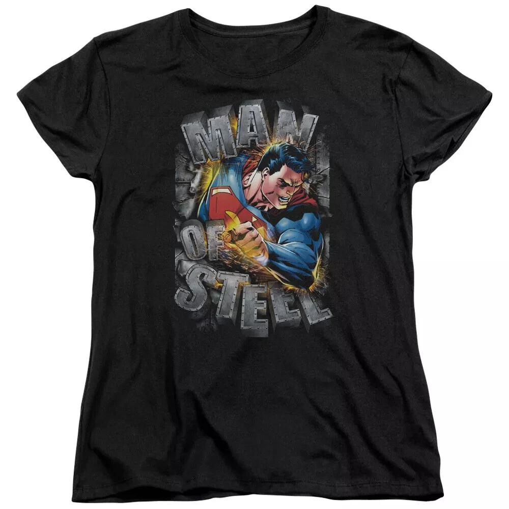Superman  Ripping Steel  Women s T-Shirt 3XL