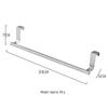 Stainless Steel Single-Pole Towel Rack - Kitchen Cabinet Door Hanger