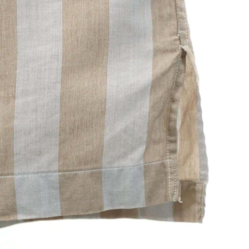 ISSEY MIYAKE 90s Old Striped Pattern Short sleeve shirt L Special wing Men's Used