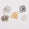 400pcs/lot Wholesale Jump Rings Gold Color Open Rings 4-10mm Split Ring Connectors for Jewelry Making DIY Findings Components