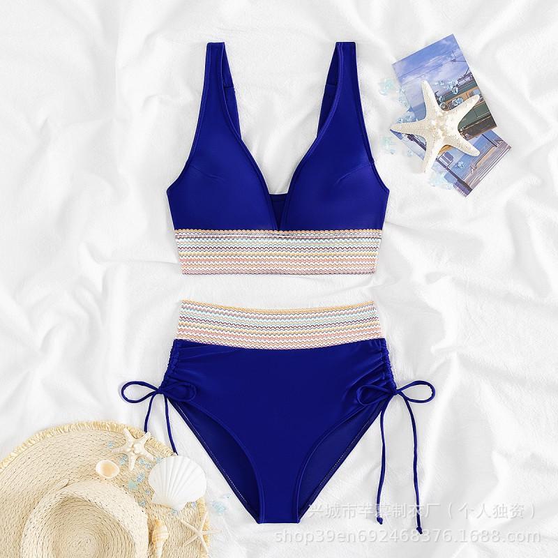 Split Bikini Swimsuit Women's Tight Waist Multi-color Hot