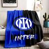 FC Internazionale Milano Theme Personalized Outdoor Flannel Blankets Soft And Suitable For All Seasons Perfect For Sofas Beds And Camping